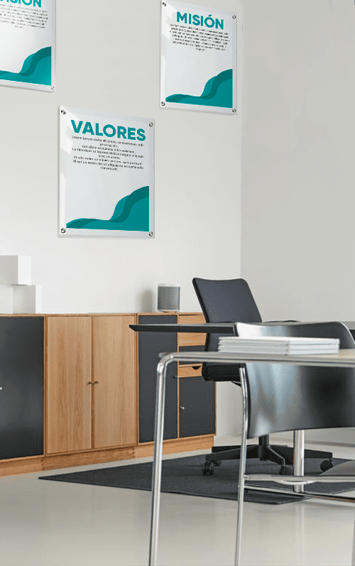 Tableros Mision Vision y Valores