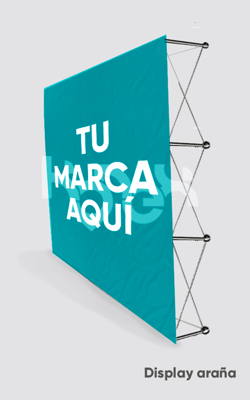 display-araña banner pared grafica