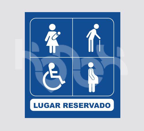 Señaletica Lugar reservado