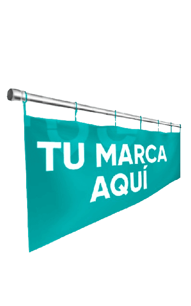 banderines de tela impresa