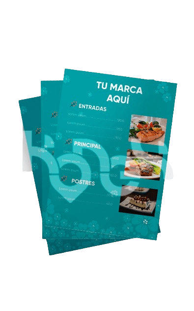impresion de menus